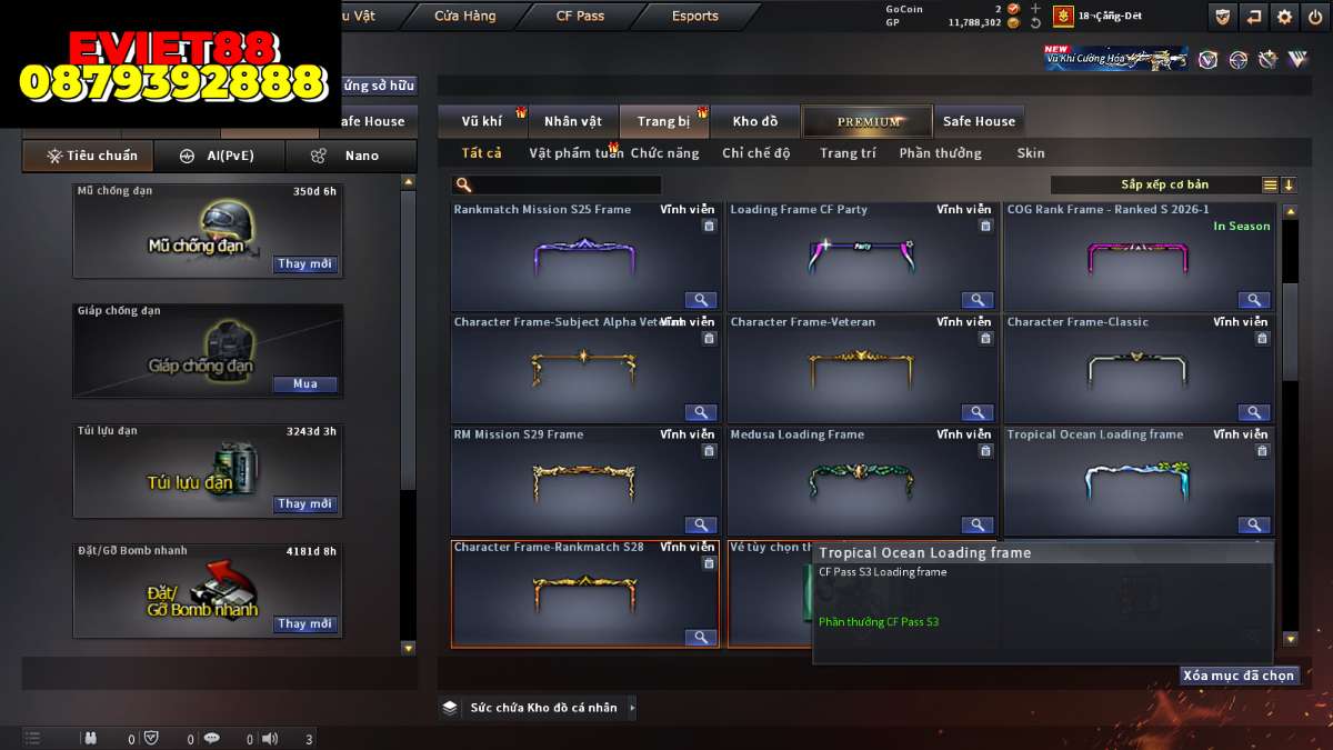 shop acc cf uy tin gia re